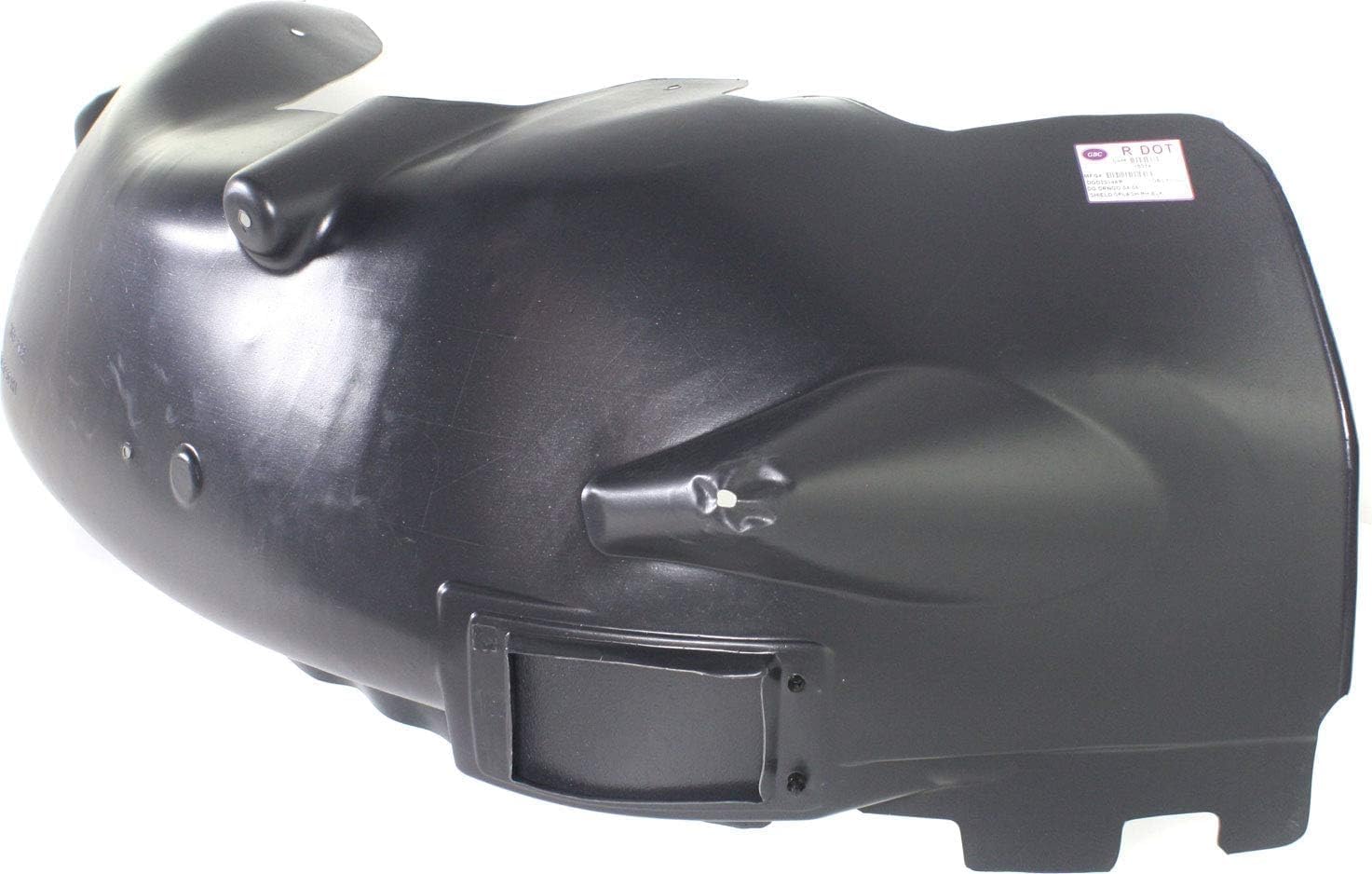 Front Fender Liner Right Passenger Side Direct Replacement Compatible With 2004-2006 Dodge Durango CH1251123 55362504AF