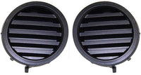 Set Of 2 Front Fog Light Cover Left Driver & Right Passenger Side Direct Replacement Compatible With 2004-2015 Nissan Titan / 2005-2007 Nissan Armada NI1039108 NI1038108 622567S200