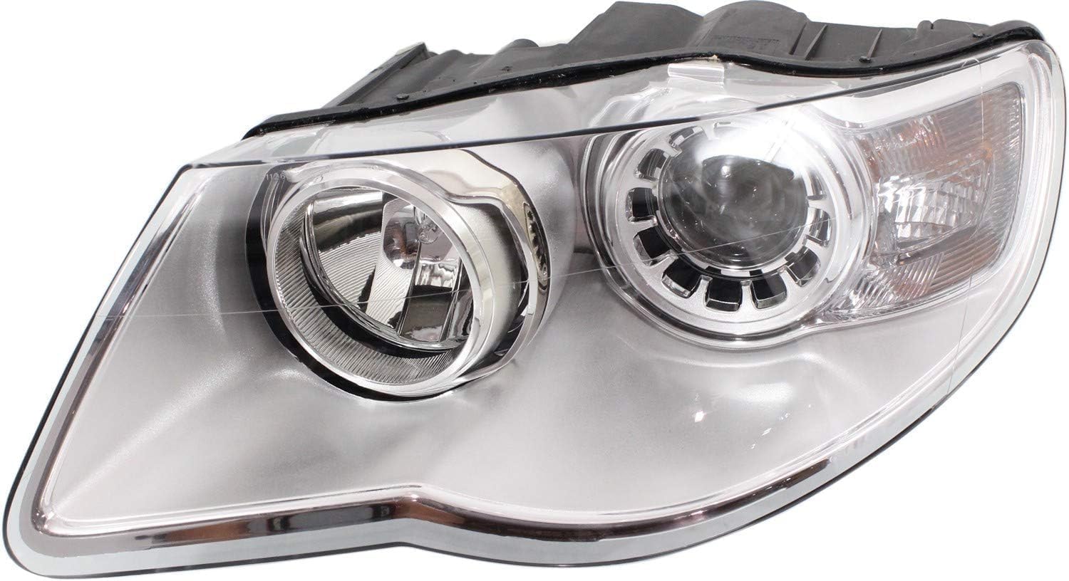 Set Of 2 Front Head Light Assembly Left Driver & Right Passenger Side Direct Replacement Compatible With 2008-2010 Volkswagen Touareg VW2503138 VW2502138 7L6941040B 7L6941039B