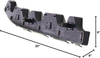 Rear Bumper Cover Support Bracket Right Passenger Side Direct Replacement Compatible With 2004-2010 Toyota Sienna TO1167113 52575AE010