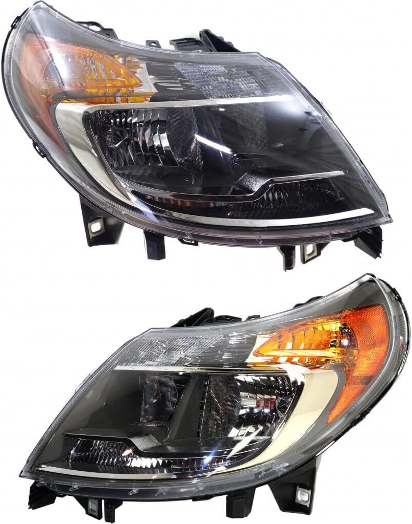 AUTOS PARTS PLUS Set Of 2 Front Headlight Assembly Right Passenger & Left Driver Side Direct Replacement Compatible With Ram ProMaster 1500 2500 3500 2014-2022 CH2503291 CH2502291 68154588AL