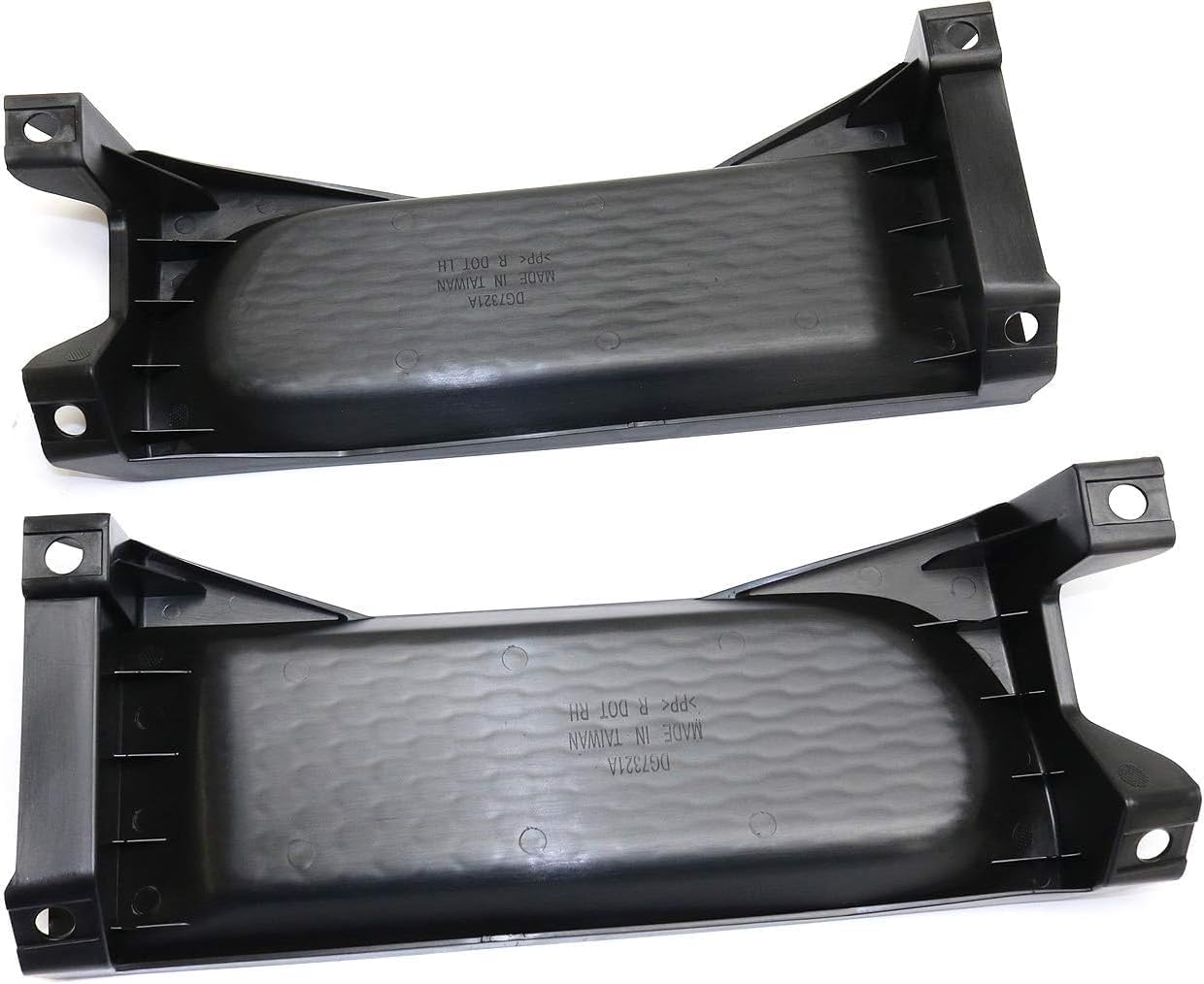 Set Of 2 Front Bumper Trim Textured Left Driver & Right Passenger Side Direct Replacement Compatible With 2013-2018 Ram 1500 CH1037112 68196984AA