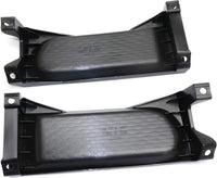 Set Of 2 Front Bumper Trim Textured Left Driver & Right Passenger Side Direct Replacement Compatible With 2013-2018 Ram 1500 CH1037112 68196984AA