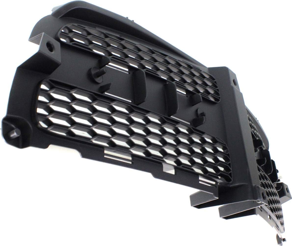 Front Grille Insert Textured Direct Replacement Compatible With 2011-2014 Dodge Charger CH1200339 68092613AA