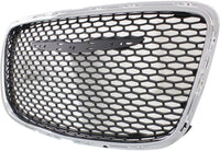 Front Grille Assembly Plastic Chrome Shell With Prime Insert Direct Replacement Compatible With 2015-2023 Chrysler 300 CH1200395 5SW16RXFAE