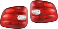 Set Of 2 Tail Light Lens And Housing Flareside Right Passenger & Left Driver Side Direct Replacement Compatible With 1997-2000 Ford F-Series FO2801135 FO2800135 F85Z13404BA