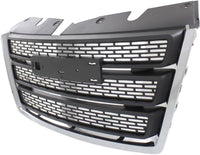 Front Grille Primed Shell And Insert Plastic Without Chrome Package Direct Replacement Compatible With 2010-2015 GMC Terrain GM1200630 22764303