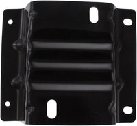 AUTOS PARTS PLUS Front Bumper Chrome Steel + Lower Valance Textured + Mounting Plate Bracket Right Passenger & Left Driver Side Direct Replacement Compatible With 2008-2014 Ford E- Series Super Duty