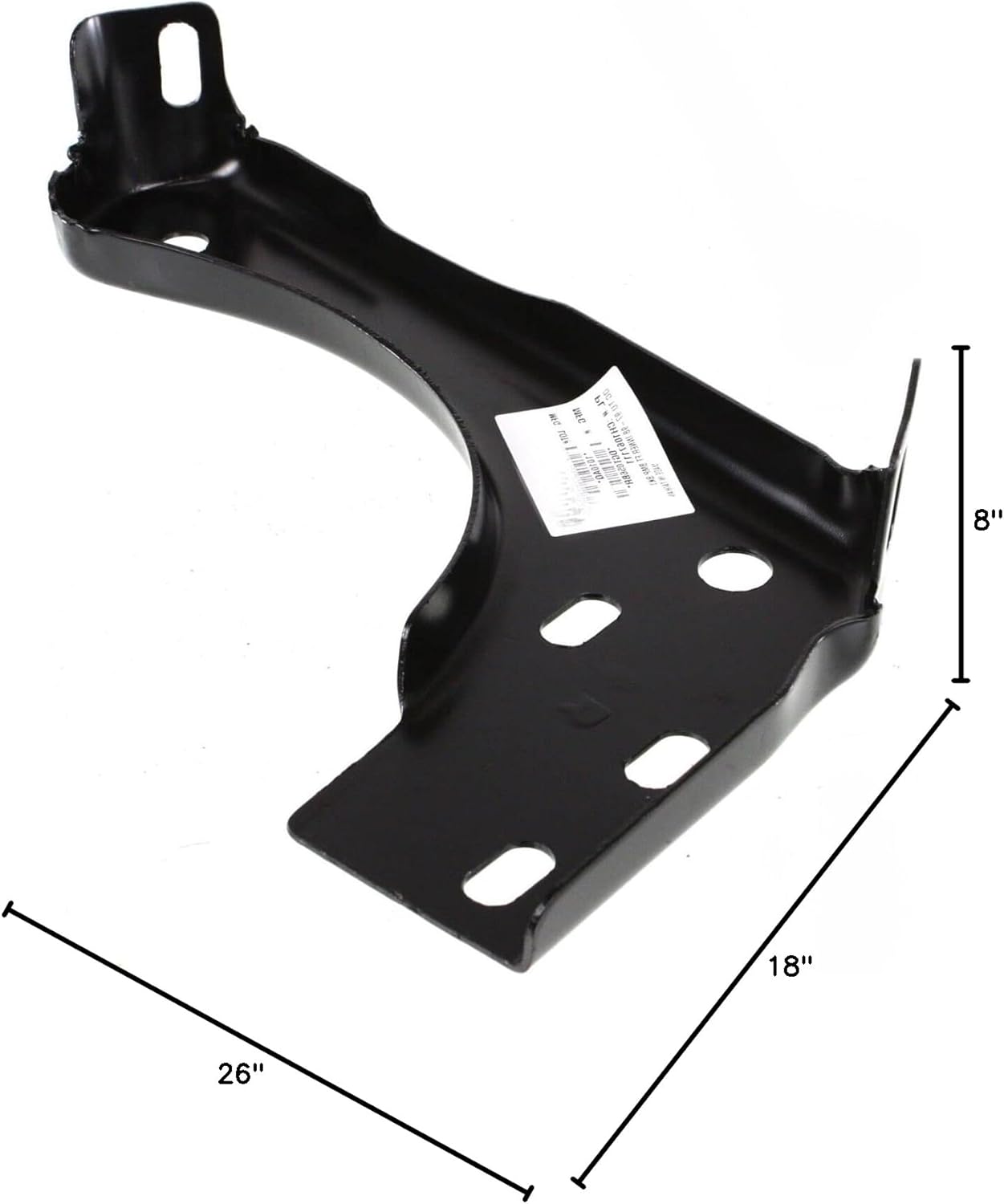 AUTOS PARTS PLUS Front Bumper Outer And Inner Bracket Left Driver & Right Passenger Side Direct Replacement Compatible With 1997-2001 Dodge Ram 1500/1997-2002 2500 3500 CH1067111 CH1067108 CH1066111