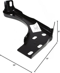 AUTOS PARTS PLUS Front Bumper Outer And Inner Bracket Left Driver & Right Passenger Side Direct Replacement Compatible With 1997-2001 Dodge Ram 1500/1997-2002 2500 3500 CH1067111 CH1067108 CH1066111