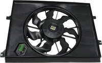 Front Radiator Cooling Fan Assembly Direct Replacement Compatible with 2010-2011 Kia Soul KI3115129 253802K100