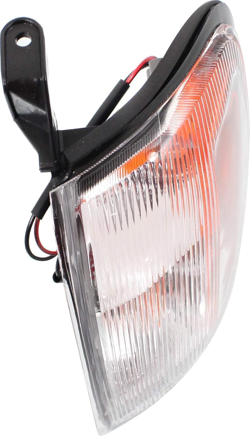 Front Corner Light Assembly Left Driver Side Direct Replacement Compatible With 1998-2000 Nissan Frontier / 2000-2001 Xterra NI2520124 261257Z425