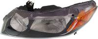 Set Of 2 Front Headlight Lens And Housing Right Passenger & Left Driver Side Direct Replacement Compatible With 2006-2008 Honda Civic HO2502125 HO2503125 33101SNAA02 33151SNAA02