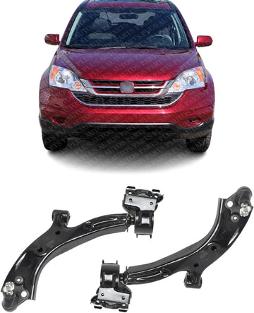 Set Of 2 Front Control Arms Lower With Ball Joint and Bushings Right Passenger & Left Driver Side Direct Replacement Compatible With 2007-2011 Honda CR-V 51350SWAA01 51350SWAA20
