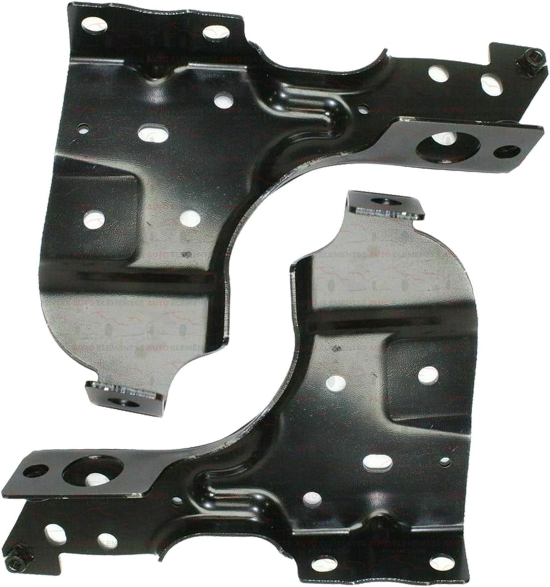 Set Of 2 Rear Bumper Mounting Bracket Steel Left Driver & Right Passenger Side Direct Replacement Compatible With 2014-2019 Chevrolet Silverado/GMC Sierra 1500 GM1163105 GM1162105