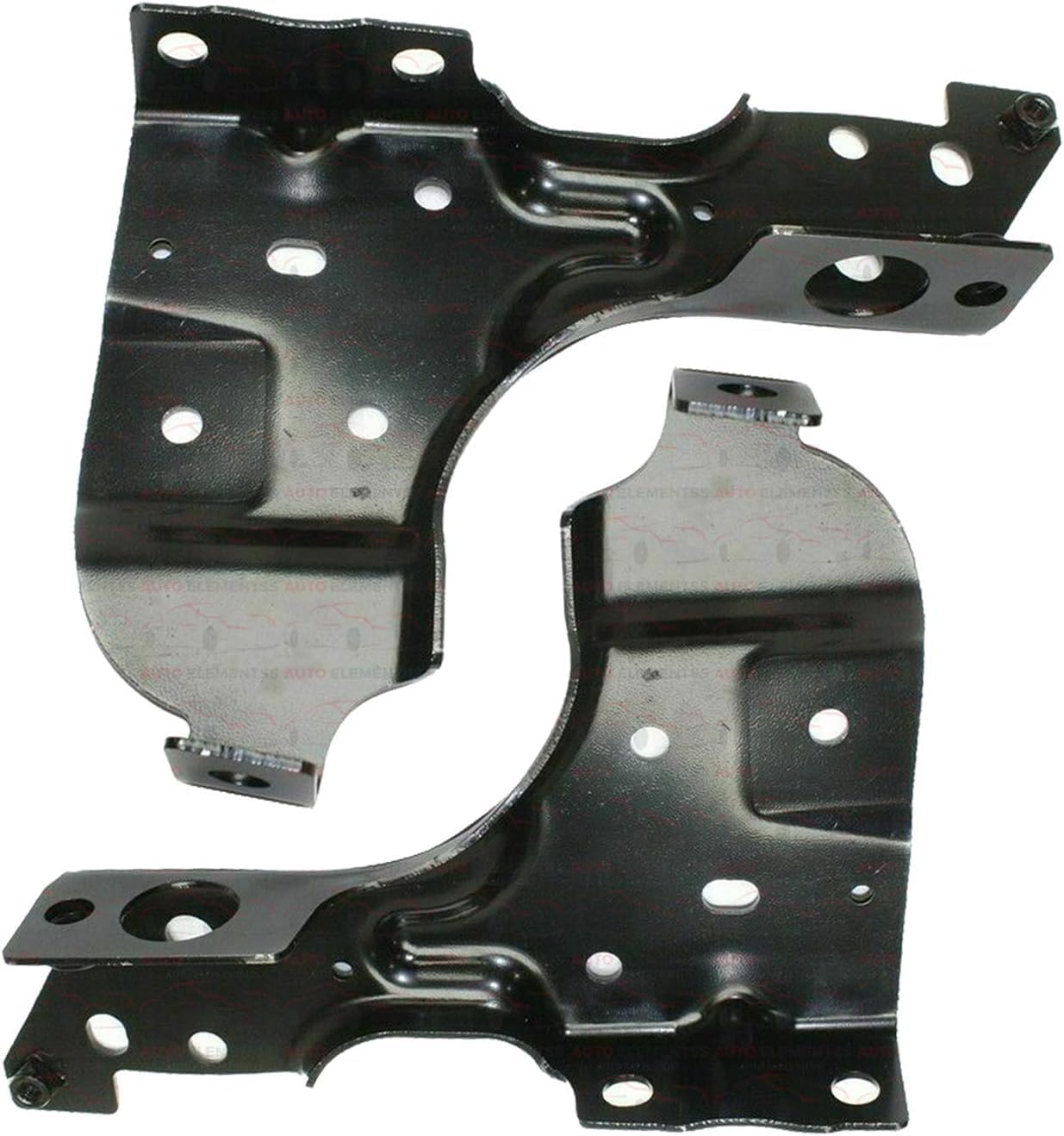 Set Of 2 Rear Bumper Mounting Bracket Steel Left Driver & Right Passenger Side Direct Replacement Compatible With 2014-2019 Chevrolet Silverado/GMC Sierra 1500 GM1163105 GM1162105