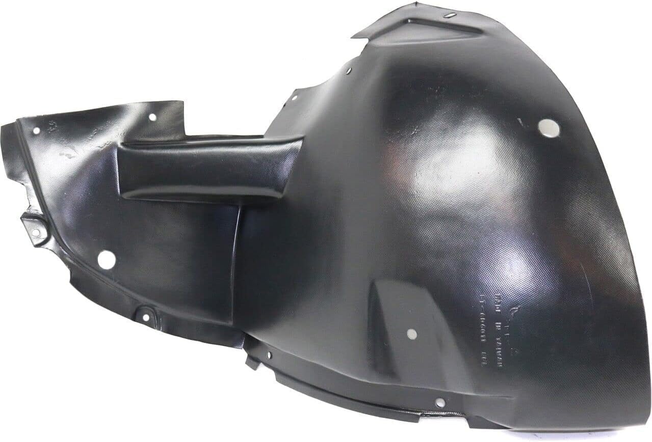 Front Fender Liner Cover Extension Left Driver Side Direct Replacement Compatible With 2005-2011 Cadillac STS GM1004145 25911105