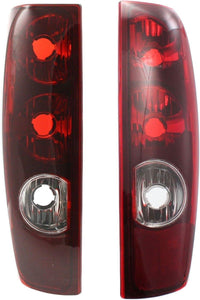 AUTOS PARTS PLUS Set Of 2 Tail Light Assembly Left Driver & Right Passenger Side Direct Replacement Compatible With 2004-2012 Chevrolet Colorado/GMC Canyon 20825942-PFM 19417443-PFM