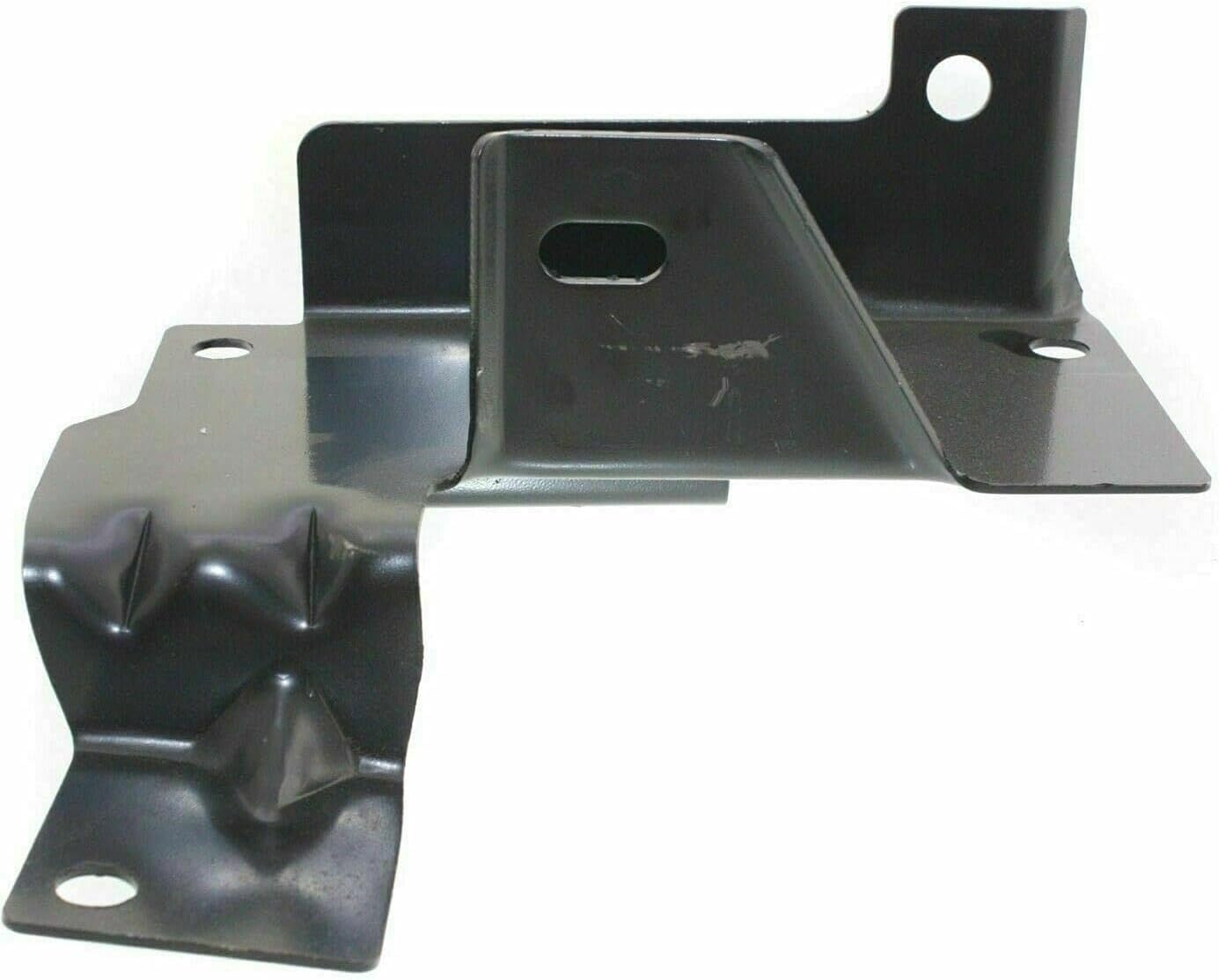 Front Bumper Chrome Steel + Upper Cover + Lower Valance Textured + Brackets Set Of 4 Direct Replacement Compatible With Chevrolet Silverado 1500 2003-2006 / Avalanche 2002-2006