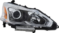 Front Head Light Assembly Right Passenger Side Direct Replacement Compatible With 2013-2015 Nissan Altima NI2503208 260103TA9A
