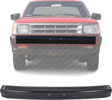 Front Bumper Primed Steel Without Molding Holes Direct Replacement Compatible With 1986-1993 Mazda Pickup MA1002113 UE6050030B