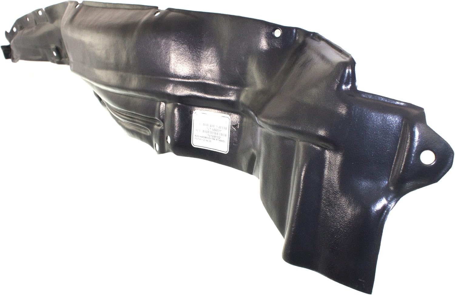 Front Fender Liner Left Driver Side Direct Replacement Compatible With 1986-1997 Nissan Pickup / 1987-1995 Pathfinder NI1248102 6388158G10