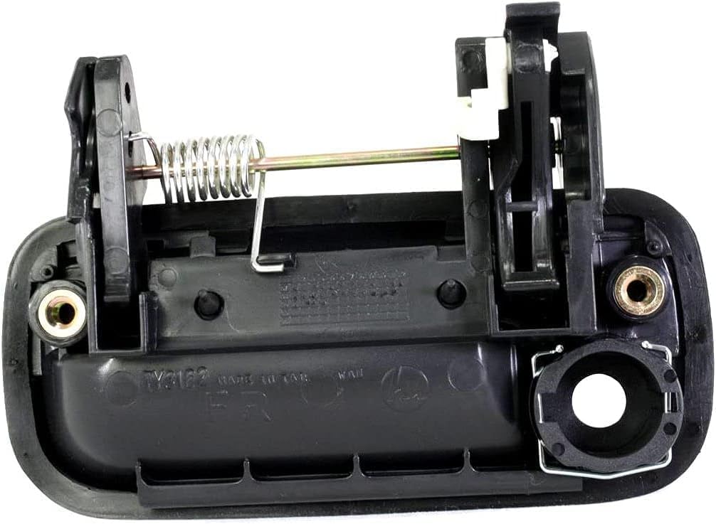 Set of 2 Front Exterior Door Handle Smooth Black Left Driver & Right Passenger Side Direct Replacement Compatible with 1989-1995 Toyota Pickup / 1990-1995 4Runner ‎6921089110-PFM