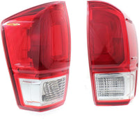 Set Of 2 Tail Light Assembly Left Driver & Right Passenger Side Direct Replacement Compatible With 2016-2017 Toyota Tacoma TO2801197 TO2800197 8155004170 8156004170