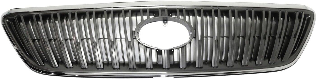 Front Grille Assembly Chrome Shell And Painted Dark Gray Insert Plastic Direct Replacement Compatible With 2004-2006 Lexus RX330 / 2007 RX350 LX1200113 5310148071