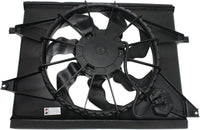 Front Radiator Cooling Fan Assembly Direct Replacement Compatible with 2010-2011 Kia Soul KI3115129 253802K100