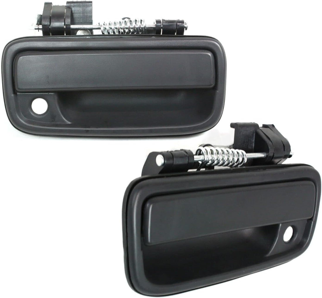 Set of 2 Front Door Handle Textured Left Driver & Right Passenger Side Direct Replacement Compatible with 1995-2004 Toyota Tacoma TO1310117 TO1311117 6922035020 6921035020