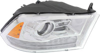 Front Head Light Assembly Right Passenger Side Direct Replacement Compatible With 2013-2015 Ram 1500 2500 3500 CH2503244 68093216AB