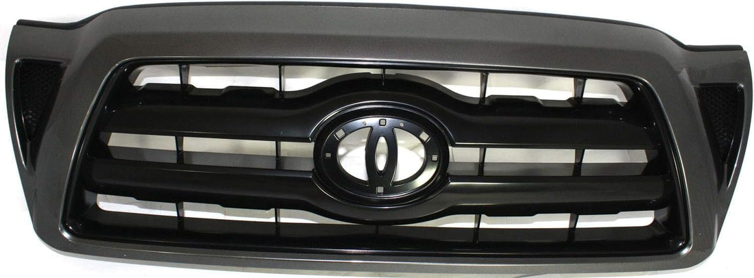 Front Grille Paintable Shell And Insert Direct Replacement Compatible With 2005-2011 Toyota Tacoma TO1200269 5310004350