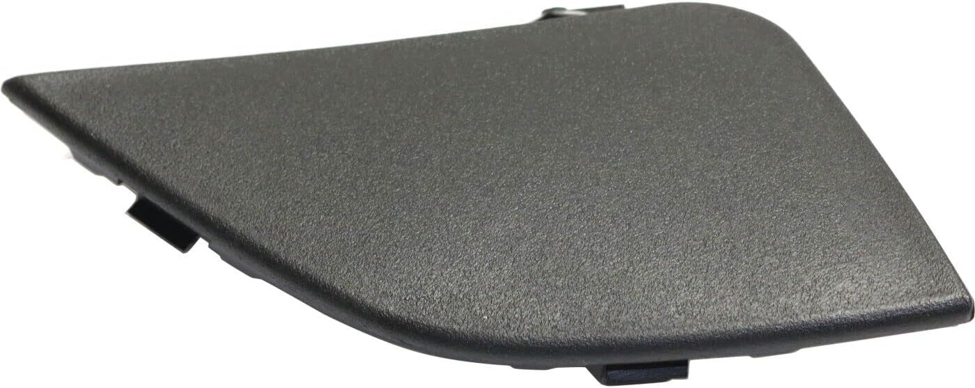 Front Bumper Tow Hook Cover Access Hole Textured Left Driver Side Direct Replacement Compatible With 2016-2018 Toyota RAV4 TO1029108 532860R080