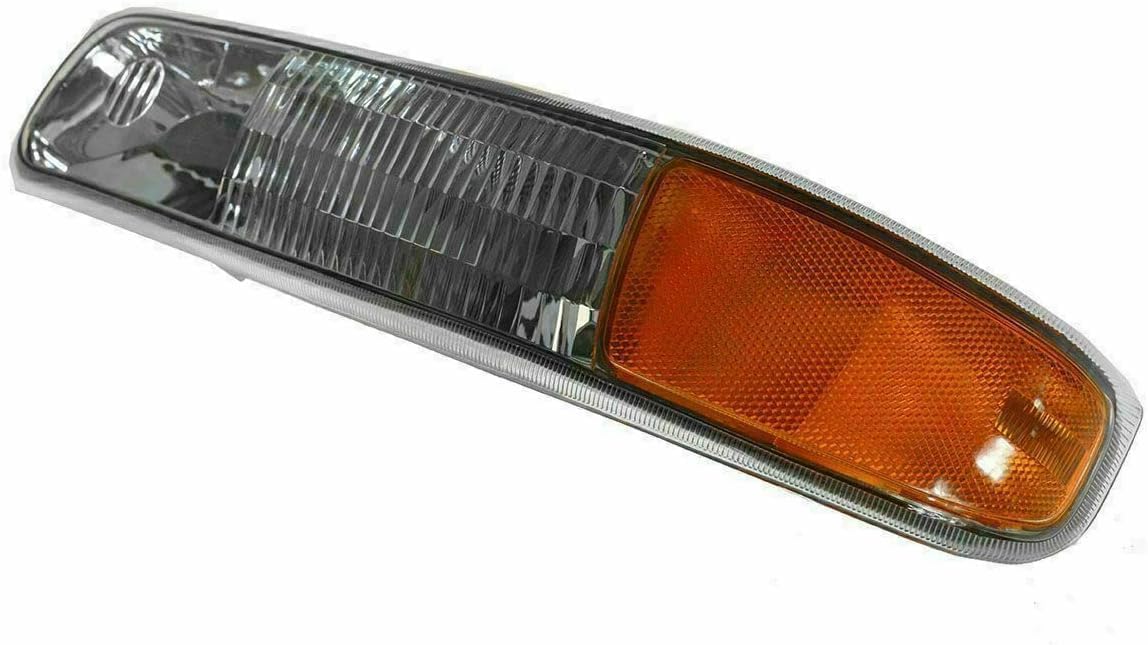 Front Head Light Assembly + Park Lamp Left Driver & Right Passenger Side Direct Replacement Compatible With 1999-2002 Chevrolet Silverado / 2000-2006 Tahoe GM2502187 GM2503187