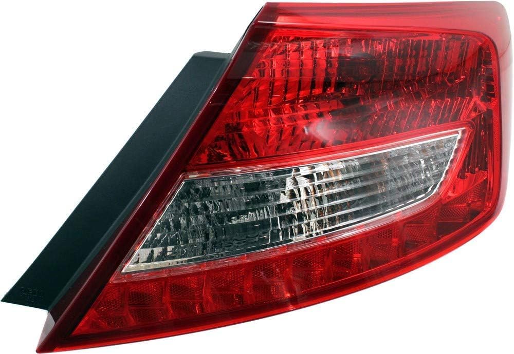 Tail Light Assembly Right Passenger Side Direct Replacement Compatible With 2012-2013 Honda Civic HO2801179 33500TS8A01