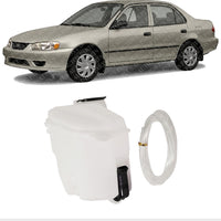 Washer Reservoir Assembly With Pump & Cap Direct Replacement Compatible With 1998-2002 Toyota Corolla TO1288141 8531502030-PFM