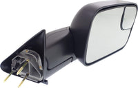 Set OF 2 Front Towing Mirror Manual Adjust Non-Heated Textured Left Driver And Right Passenger Side Direct Replacement Compatible With 1994-2001 Dodge Ram 1500/1994-2002 2500 3500