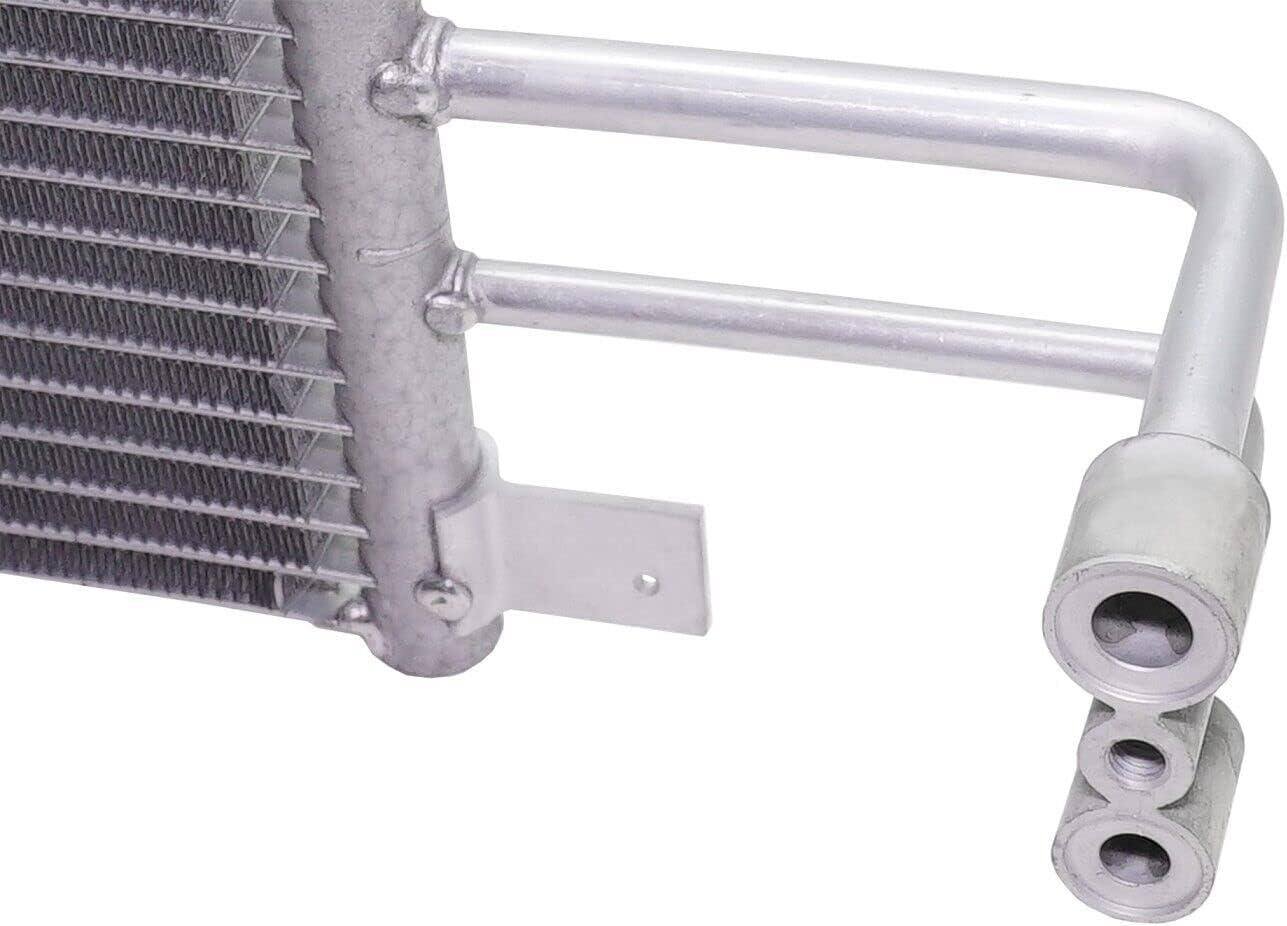 A/C Condenser Aluminum Core 5.3L 6.2L Gas/Flex Engines Direct Replacement Compatible With 2014-2019 Chevrolet Silverado/GMC Sierra 1500 GM3030306 84537373