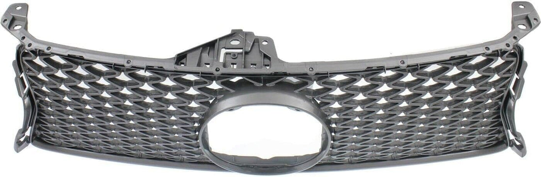 Front Grille Assembly Gray Shell And Insert Plastic Direct Replacement Compatible With 2013-2015 Lexus GS350 / 2015 Lexus GS450h LX1200142 5311130E00