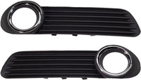 Set Of 2 Front Fog Light Molding With Chrome Trim Left Driver & Right Passenger Side Direct Replacement Compatible With 2008-2010 Toyota Avalon TO1039140 TO1038140 5203007020