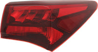 Tail Light Outer Assembly Right Passenger Side Direct Replacement Compatible With 2015-2017 Acura TLX AC2805106 33500TZ3A01