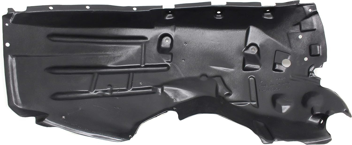 Front Fender Liner Right Passenger Side Direct Replacement Compatible with 2018-2024 Jeep Wrangler / 2020-2023 Gladiator CH1249198 68270814AD 68270814AB