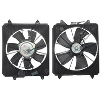 Set of 2 Front Radiator Cooling & A/C Condenser Fan Direct Replacement Compatible with 2007-2009 Honda CR-V HO3110116 HO3120102 19015RZAA01-PFM 19015RZAA01 19020PNLG01 38615RZAA01