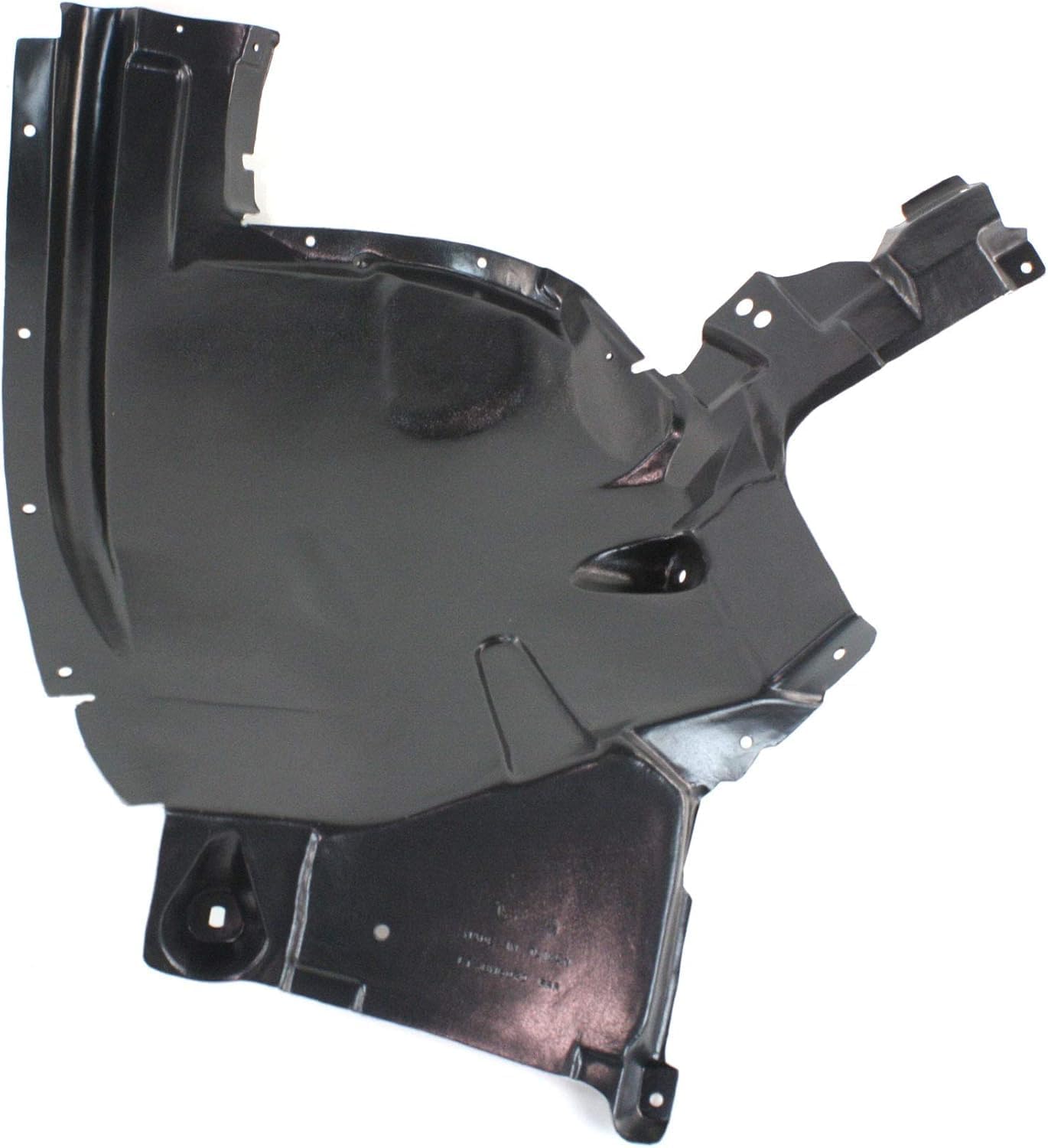 Front Fender Liner Rear Section Right Passenger Side Direct Replacement Compatible With 2007-2013 BMW X5 BM1249109 51717169414
