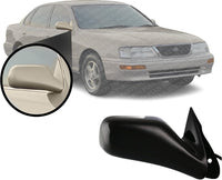 Front Power Mirror Non-Heated Primed Plastic Right Passenger Side Direct Replacement Compatible With 1995-1999 Toyota Avalon TO1321155 8791007011C0