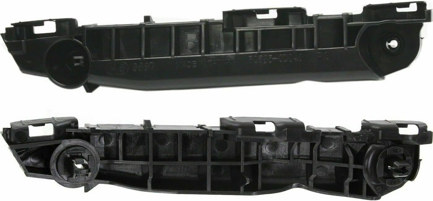 Set Of 2 Front Bumper Retainer Plastic Left Driver & Right Passenger Side Direct Replacement Compatible With 2007-2011 Toyota Yaris TO1033115 TO1032115 5253552060 5253652050