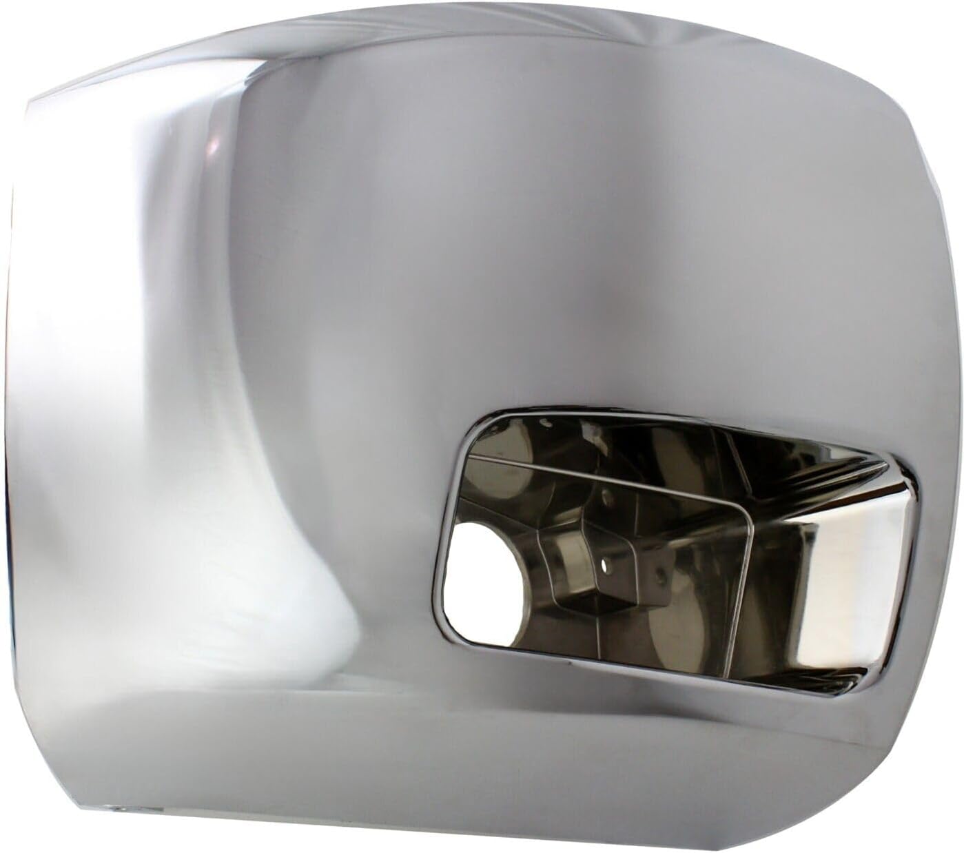AUTOS PARTS PLUS Front Bumper End Caps Chrome Left Driver & Right Passenger Side Direct Replacement Compatible With 2007-2012 Chevrolet Silverado 2500HD 3500HD GM1016108 GM1017108 15839251