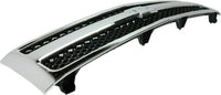 Front Bumper Steel + Grille Chrome Shell And Black Insert + Lower Valance Textured + End Caps Primed RH & LH Side Direct Replacement Compatible With Chevrolet Silverado 1500 2009-2013