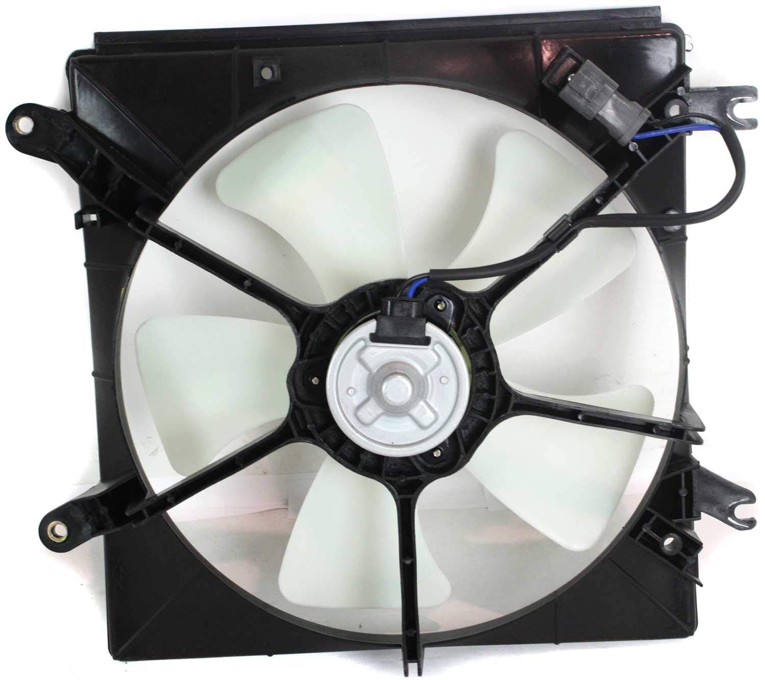 Front Radiator Cooling Fan Assembly Left Driver Side Direct Replacement Compatible with 1994-2001 Acura Integra AC3115101 19015P72003
